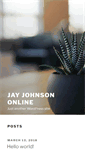 Mobile Screenshot of jayjohnsononline.com